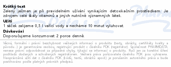 HERBEX Zelený ječmen n.s.20x2.5g