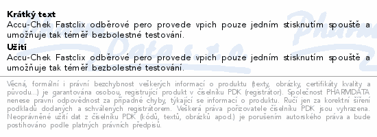 Accu-Chek Fastclix odběrové pero