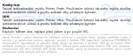 Protex Fresh tekuté mýdlo náhradní náplň 700ml