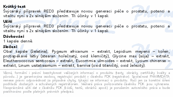 Cemio RED3 cps.90 Novinka ČR/SK