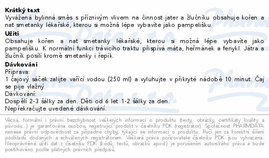 LEROS Játra & žlučník 20x1.5g