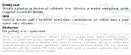 Obinadlo škrtící 60x1250mm Steriwund