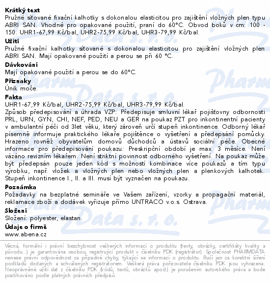 Inkont.fixač.kalh.Abri-Fix Net X-Large 5ks