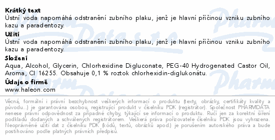 Corsodyl ústní voda 0.1% 200ml