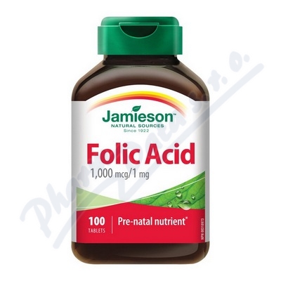 Jamieson Folic Acid Kys.list. tbl.100
