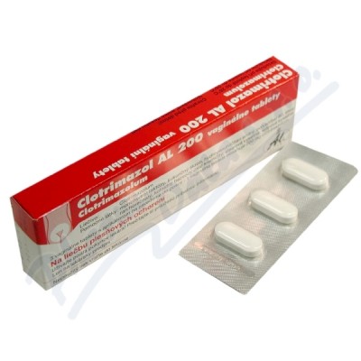 Clotrimazol AL 200 tbl.vag.3x200mg+apli.
