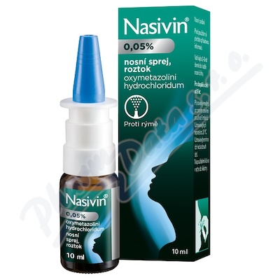 Nasivin 0.05% nas.spr.sol. 10ml (sklo)