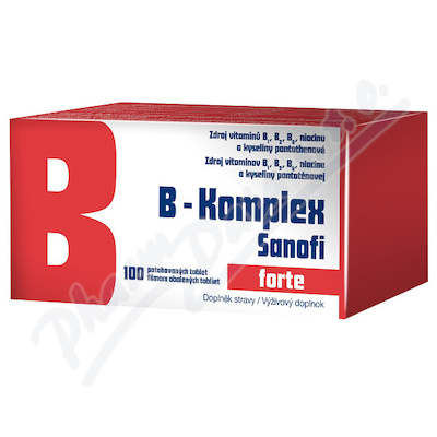 B-komplex forte Sanofi drg.100 glass