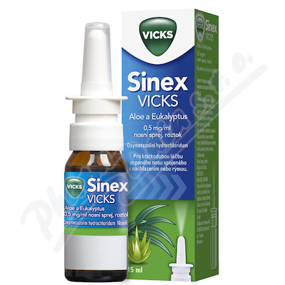 Vicks Sinex aloe+eukal 0.5mg/ml spr.15ml