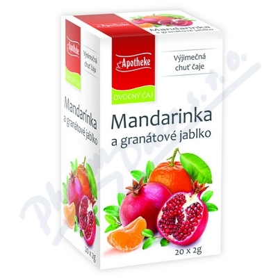 Čaj Mandarinka+granát.jablko 20x2g APOTH