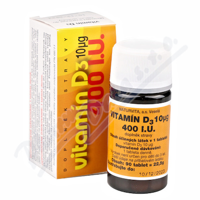 Vitamin D3 400 I.U. tbl.90