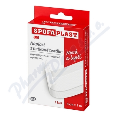 Spofaplast 3M 864 Nápl.netk.text.1mx8cm