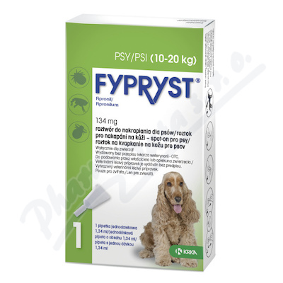 Fypryst Dogs M 1x1.34ml spot-on pro psy