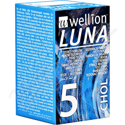 Wellion LUNA test.prouzky cholest. 5ks