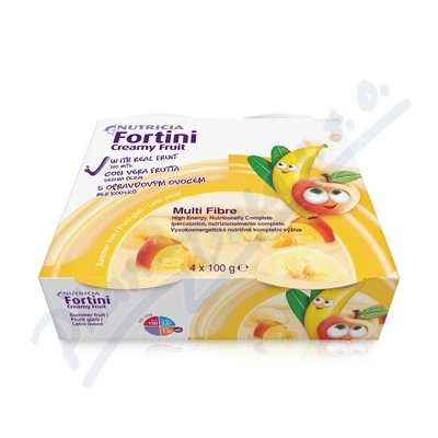 Fortini Creamy Fruit MF letní ovoce por.sol.4x100g