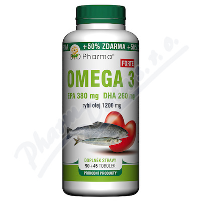 Omega 3 Forte 1200mg 90+45 Bio-Pharma