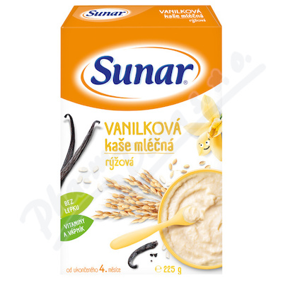 Sunar vanilk.kaše mléč.rýž.225g 42810225