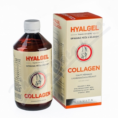 Hyalgel collagen pomeranč 500ml
