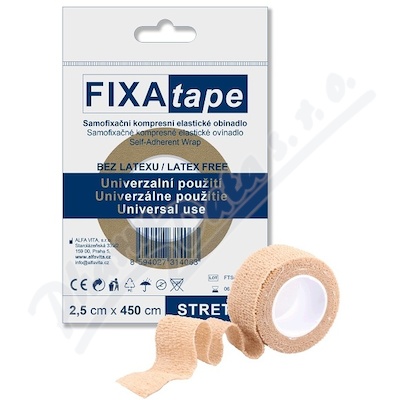 FIXAtape STRETCH 2.5cmx450cm samofix.obi