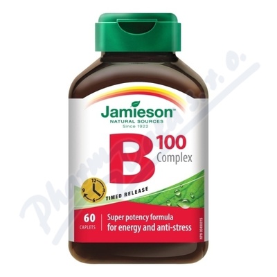 Jamieson B-komplex 100mg 60tbl.