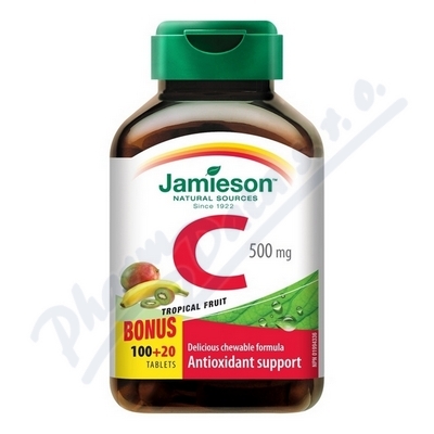 Jamieson Vit.C 500mg tr.ovoce tbl.120