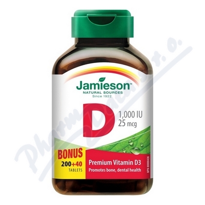 Jamieson Vitamín D3 1000 UI tbl.240