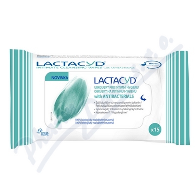 Lactacyd ubrousky Antibakteriální 15ks