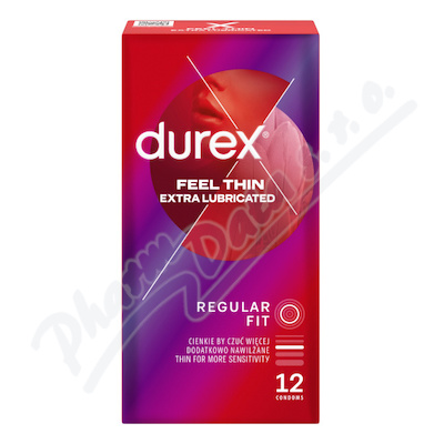 DUREX Feel Thin Extra Lubric.prezer.12ks