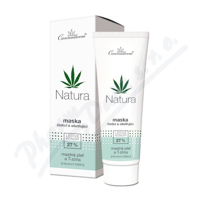 Cannaderm NATURA čist.a ošetř.maska 75g