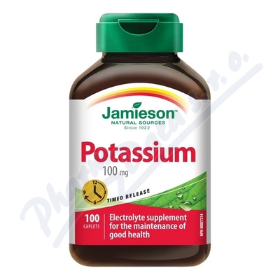 JAMIESON Draslík 100mg 100tbl Potassium