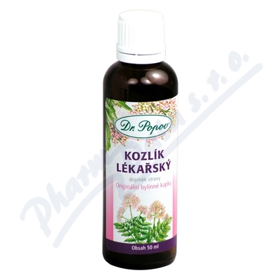 Dr.Popov Kapky byl. Kozlík lékařský 50ml