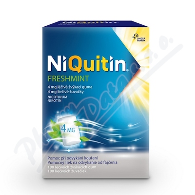 NiQuitin Freshmint 4 mg gum.mnd.100 I