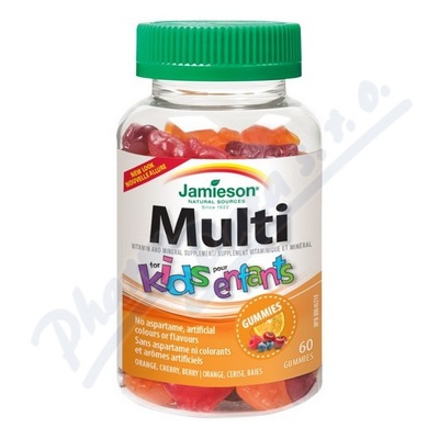 JAMIESON Multi Kids Gummies žel.past.60k