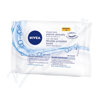 NIVEA Čistící micelární ubr. 25ks 89252