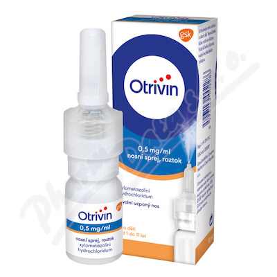 Otrivin 0.5mg/ml nas.spr.sol. 1x10ml+dav