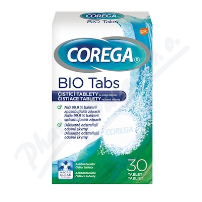 Corega BIO Antibakteriální tablety 30ks