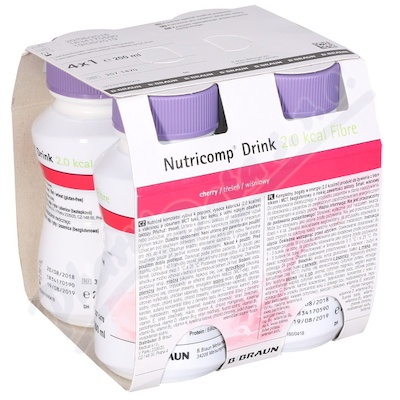 Nutricomp Drink 2.0kcal Fib.třeš.4x200ml