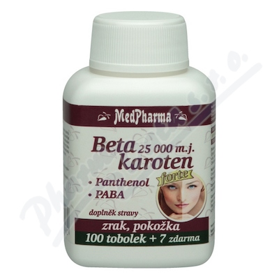 MedPh Beta karot.25000 107TBL.Pant.+PABA