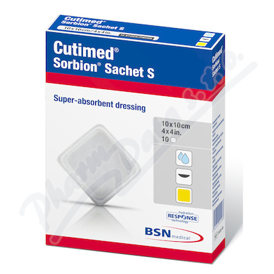 Cutimed Sorbion 10cmx10cm/10ks, 7323206