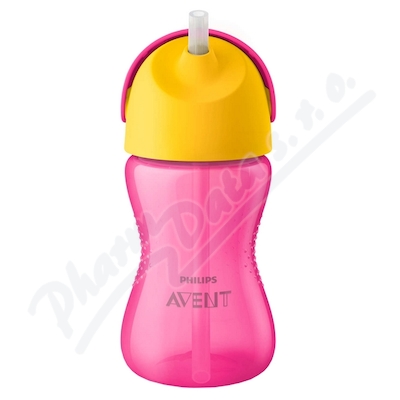 AVENT Hrnek s ohebným brčkem 300ml dívka