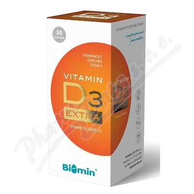 Biomin VITAMIN D3 EXTRA 5600 I.U. 30tob.