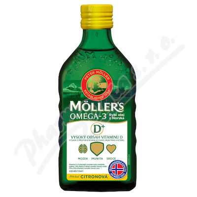Mollers Omega 3 50+ 250ml(příchuť citron