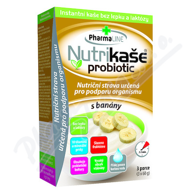 Nutrikaše probiotic s banány 180g (3x60g)