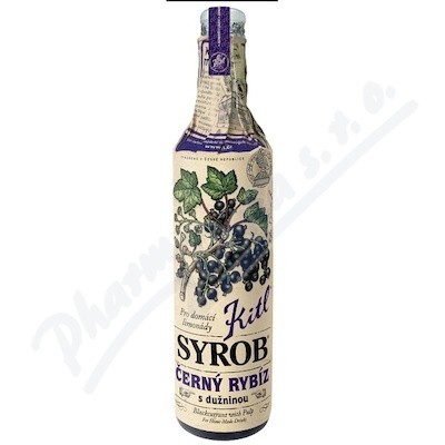 Kitl Syrob Černý rybíz s dužninou 500ml