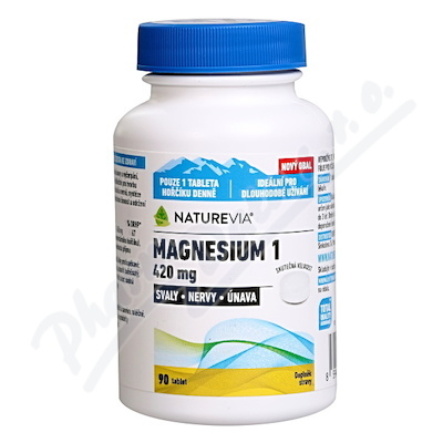 NatureVia Magnes.1 420mg tbl.90