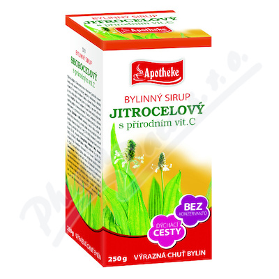 Bylinný sirup Jitrocelový 250g Apotheke