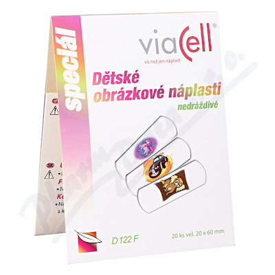 Viacell D122F Dětské obrázkové nápl.20ks