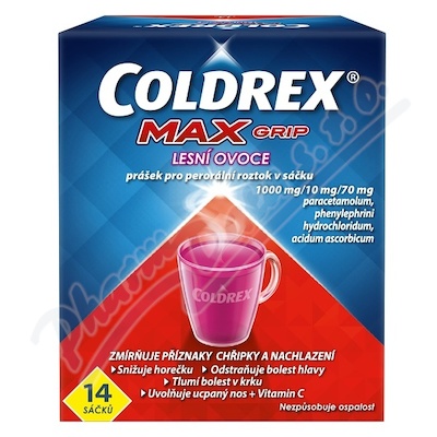 Coldrex MAXGrip Lesní ovoce por.plv.sol.14