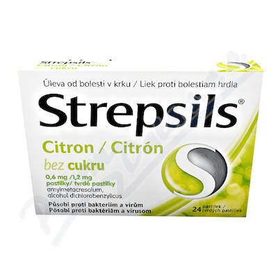 Strepsils citr.bez cuk.0.6mg/1.2mg p.24