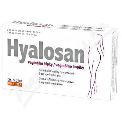 DR.MULLER Hyalosan vaginální čípky,10č.
